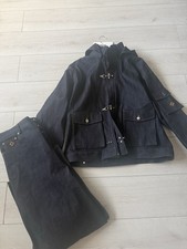 Rage Raw Baggy Denim Hooded Jacket & Trousers