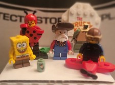 LEGO mini figure lot: Sponge Bob, Stinky Pete...
