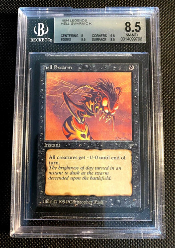 MTG Legends 1994 HELL SWARM BGS 8.5 C K Magic The Gathering G3893