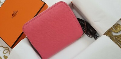 hermes silk compact wallet