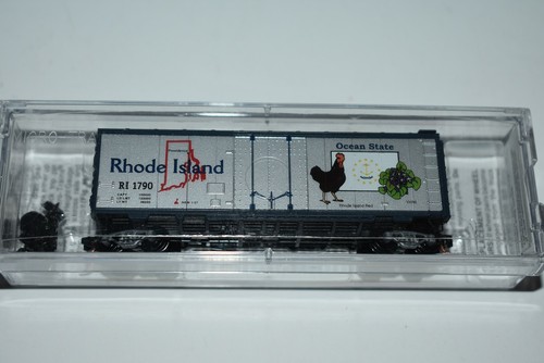 Coche estatal Rhode Island MTL 02100409 escala N 40' horas Boxcar puerta enchufable 1790 K9469 | Zustand: New