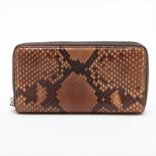 Gucci Long Wallet zip around python no box excellent free shipping eBay