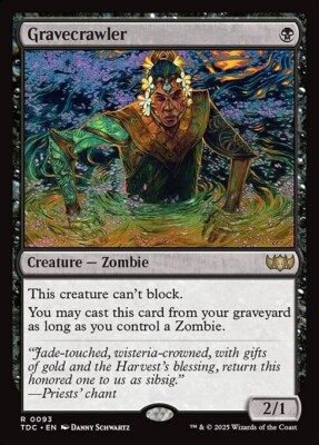*MtG: GRAVECRAWLER - Commander Tarkir: Dragonstorm Rare - magicman*