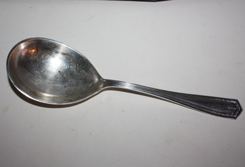 Antiker Sterling Silber 925 großer Servierlöffel 86 Gramm International - Simpson