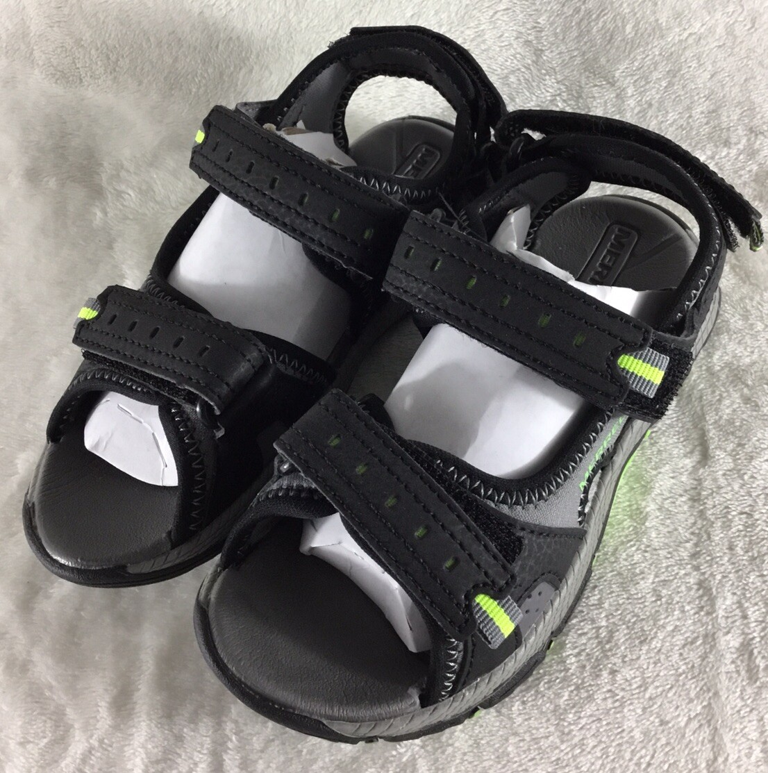 Sandalo Merrell Panther 2.0 bambini 12M nero grigio MK262954 nuovo!