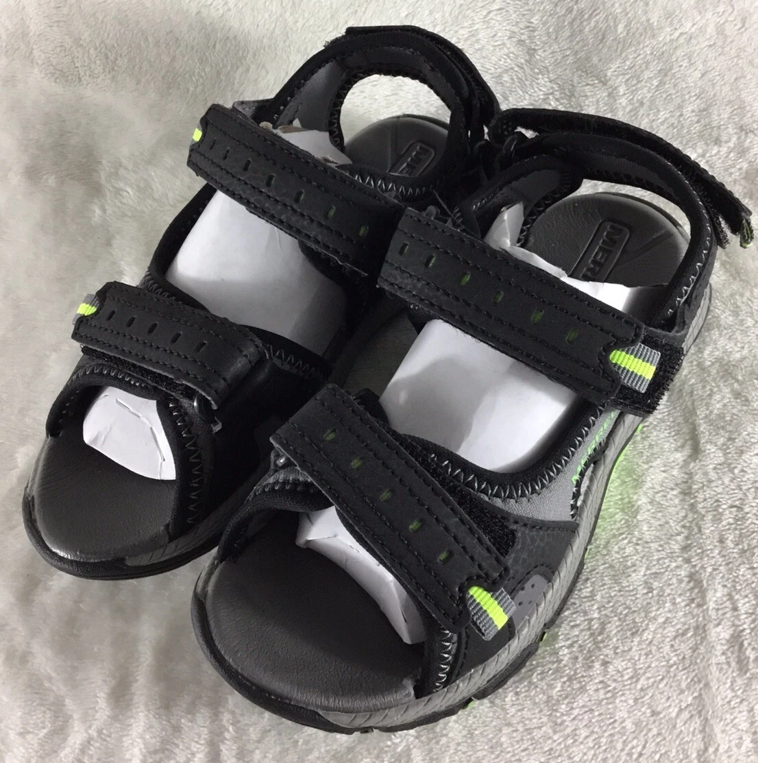 PUMA Sandalo Merrell Panther 2.0 bambini 12M nero grigio MK262954 nuovo!