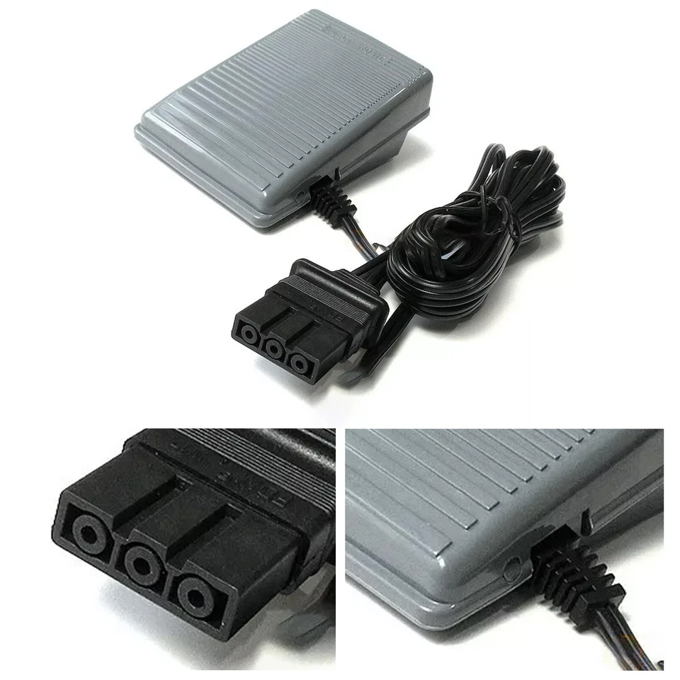 For Brother Serger Sewing Machine Foot Control Pedal With Power Cord ReplacemeUP - Image 4 of 4