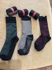 Set Of 6 BAMBOOVEN Men’s Dress Socks – Premium Bamboo, Odor Free and Breathab