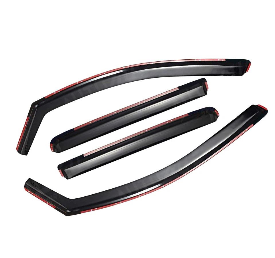 In-Channel Window Vent Visors Sun Guard Deflectors Fits 2010-2014 Subaru Outback - Image 3 of 4