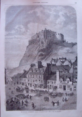 Scotland, Edinburgh Castle..........1864