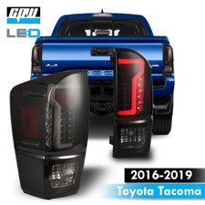 Led Black Smoke Lens Tail Lights For 2016-2023 Toyota Tacoma Rear Brake Lamps Led Black Smoke Lens Tail Lights For 2016-2023 Toyota Tacoma Rear Brake Lamps