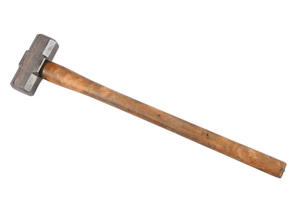 Plastic Sledge Hammer Toy Prop Wood Effect Weapon Fancy Dress