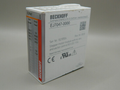 1x BECKHOFF EJ7047-0000 Stepper motor module