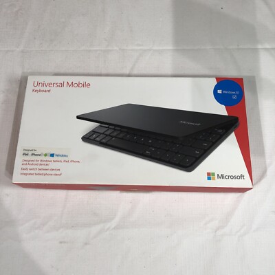 NEW Microsoft Universal Mobile Wired Keyboard for iPad iPhone Android Windows 10