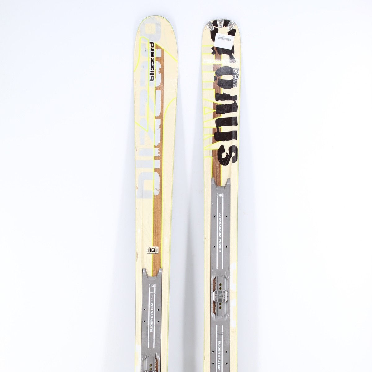 Blizzard Titan Cronus IQ-Max Flat Skis - 173 cm Used | eBay
