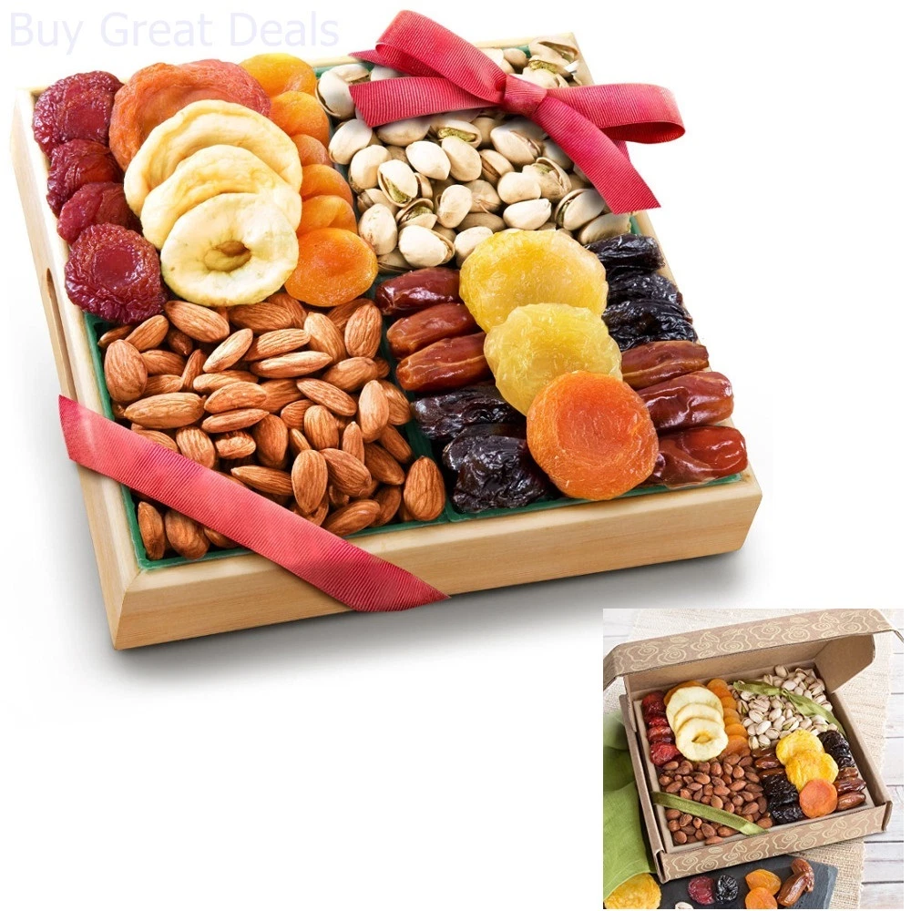 Buy Our Deluxe Dried Fruit And Nuts Gift Tray At