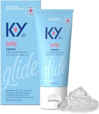 K-Y Jelly Personal Lubricant Water Based Lube for Wetter Sex 4 oz **NEW**