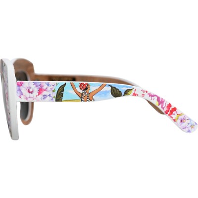 Dolce & Gabbana Limited Edition Hand-Painted Wooden Sunglasses, With Case Dolce Gabbana Multicolor Wood Crystal Frame Sunglasses – Ask  main image 2