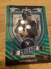 2021 ZACH WILSON Panini Prizm Draft Picks Green Wave Rookie Crusade Prizm #168