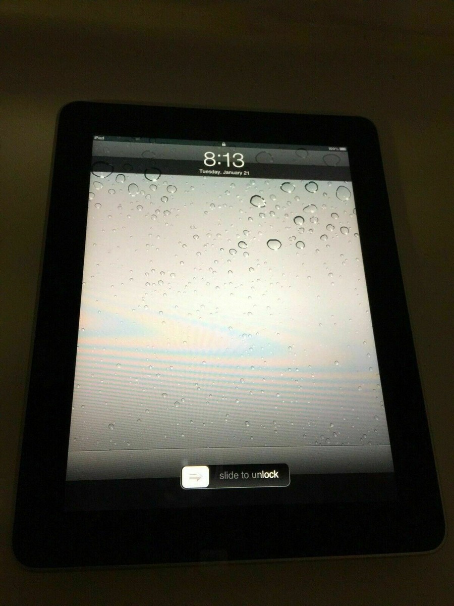 Apple IPad 16gb Model A1219 Space Gray 1st Generation | eBay