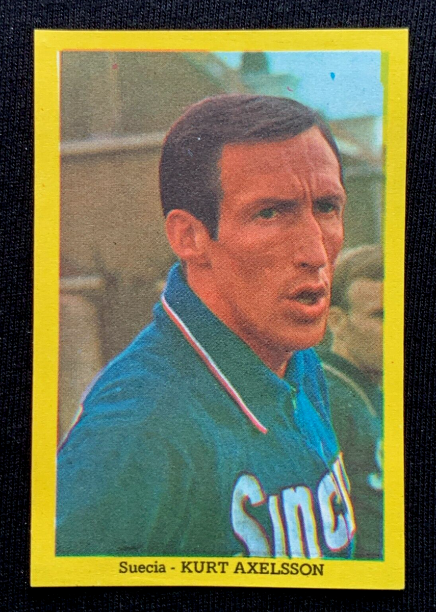1970 Mexico World Cup FIFA Cromo #233 KURT AXELSSON Sweden | eBay