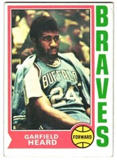 1974-75 Topps Basketball #44 Garfield Heard - VG/Ex