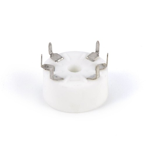 2pcs Mini 6pin Tube Socket Ceramic PCB Top Valve Base Audio Amp for Vacuum Tube - Picture 4 of 6