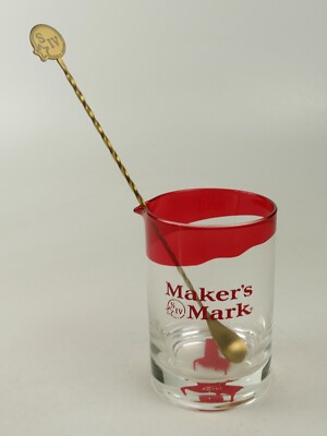 Makers Mark Bourbon Whisky Rührglas Barlöffel Stirrer Pitcher 700ml Mixglas 9490