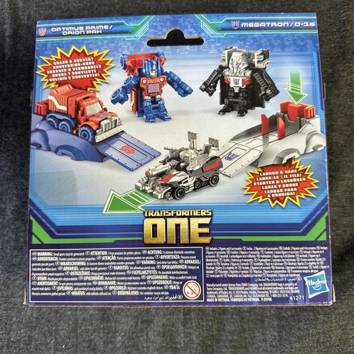 Transformers ONE Launch And Race Optimus Megatron Botshot 2pack SHIPPING - Picture 2 of 4