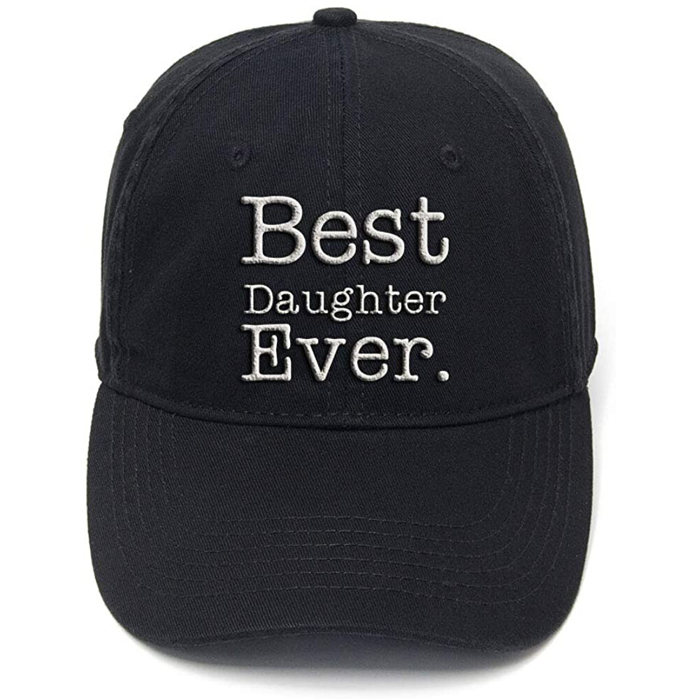 Best Daughter Ever Cotton Adjustable Baseball Cap Gift-image