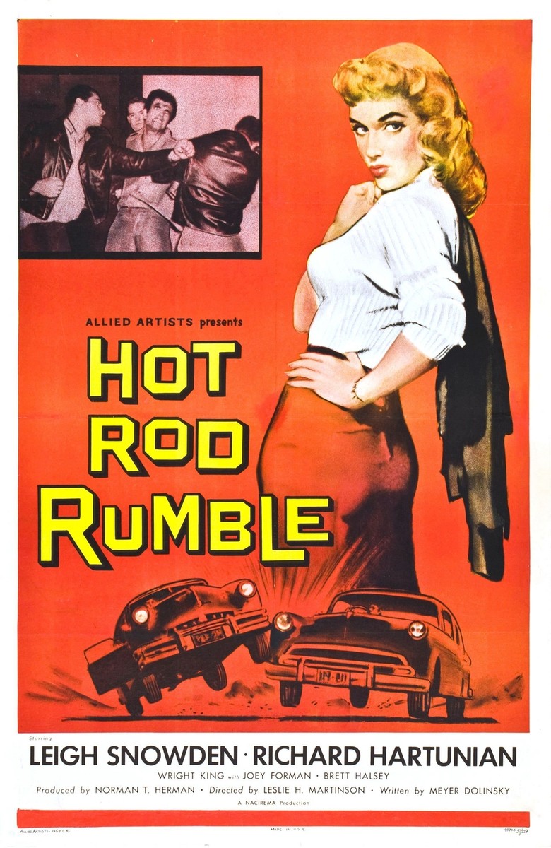 ⭐️HOT ROD RUMBLE ヴィンテージポスター⭐️ Hot Rod Rumble 01 Movie Poster Jigsaw Puzzle 120 300 Pieces