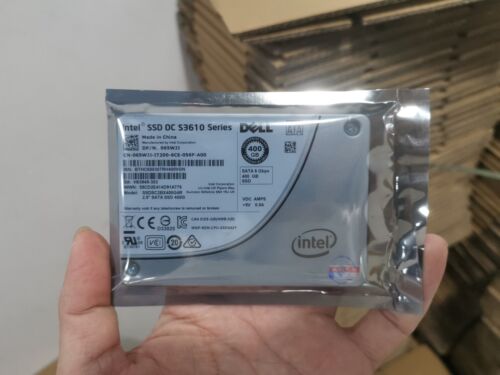 DELL INTEL SSD DC S3610 Series 400GB 6Gbps SATA 2.5" 65WJJ 065WJJ SSDSC2BX400G4R - Picture 1 of 2