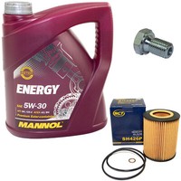 MotoröL ÖLfilter SH426P 5W30 4 Liter + ÖLablassschraube FüR BMW E36 E39 E46