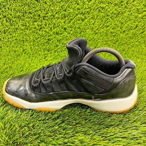 Nike Air Jordan 11 Retro Barons Boys Size 7Y Athletic Basketball Shoes Sneakers - Picture 2 of 10