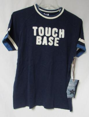 Touchbase Men's Size Large T-Shirt MSRP $68, Blue or Red Accents