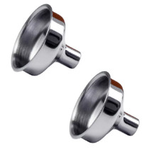 Hip Flask Funnel, Pack of 2, Stainless Steel, Strong and Functional!