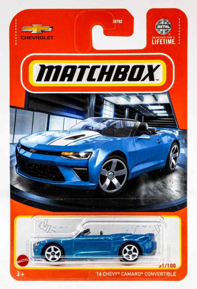 2024 Matchbox #31 '16 Chevy® Camaro® Convertible RIVERSIDE BLUE