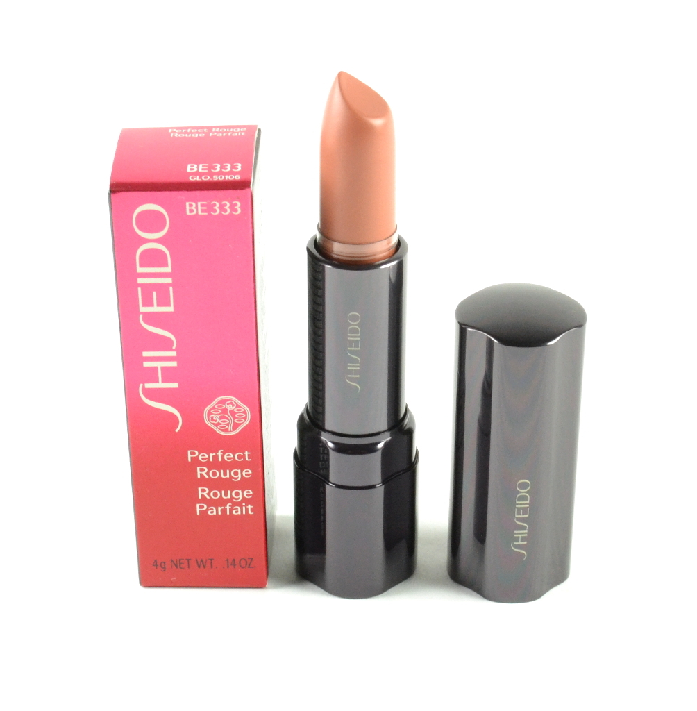 口紅 SHISEIDO LIPSTICK 2000 Shiseido Perfect Rouge Lipstick BE333 ~ Size: 0.14Oz / 4 g. ~ New