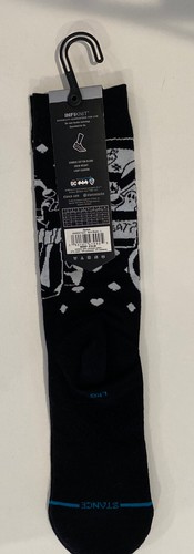STANCE COMBED COTTON Quinn MENS BLACK BATMAN 1 Pair SOCKS NWT L 9-12 - Picture 4 of 6