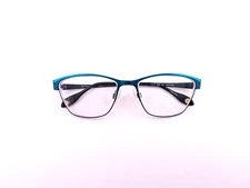 FYSH Urban Eyewear Eyeglasses, Frames Only, 3552 620 Teal, 54-16-135, Metal