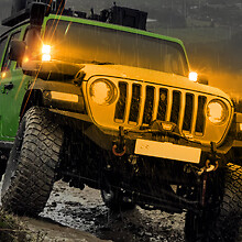 2x3Inch 80W LED Cube Pods Amber Off Road Driving Lights Spot Work Light Bar Fog - Imagen 11 de 15