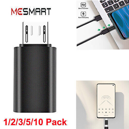 USB 3.1 Type C Female to Micro USB Male Adapter Converter Connector For Android - Picture 1 of 16
