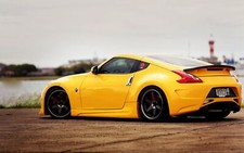 Cars tuning stance 370z Desk Mat Stitched
