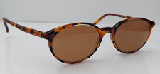 Vintage Lauren Hutton C004 Tortoise Oval Sunglasses Hong Kong FRAMES ONLY
