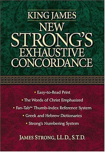 King James New Strong's Exhaustive Concordance of the Bible (USED) - Picture 1 of 1