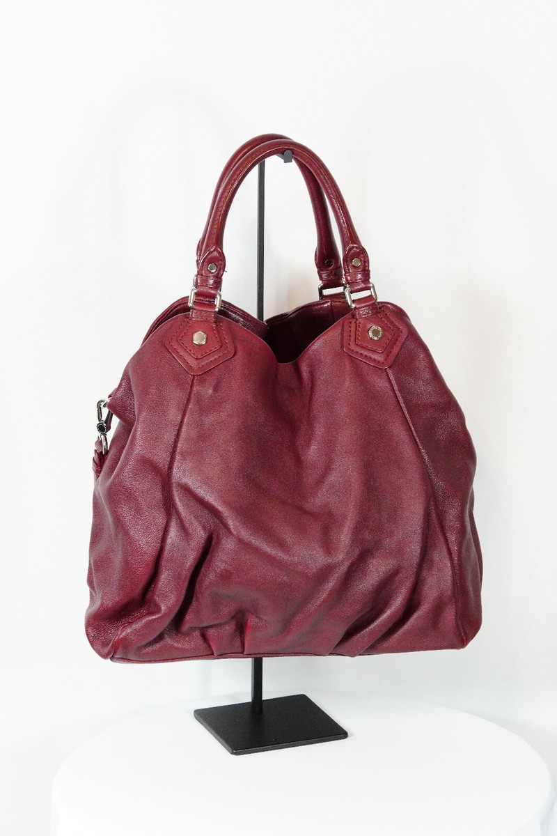 MARC JACOBS classic Q bordeaux 本革 2WAY MARC BY MARC JACOBS Classic Q Fran (Large) Burgandy Leather
