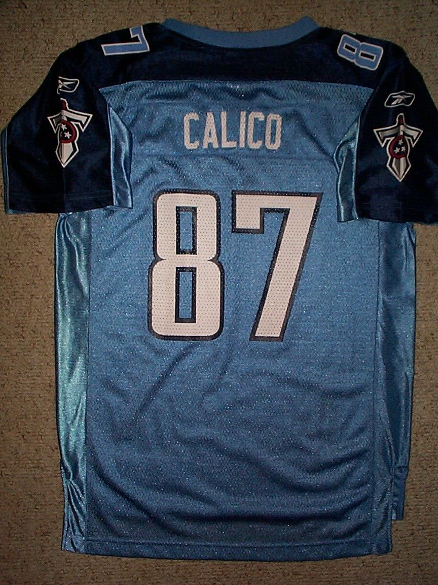 REEBOK Tennessee Titans TYRONE CALICO nfl Jersey YOUTH KIDS