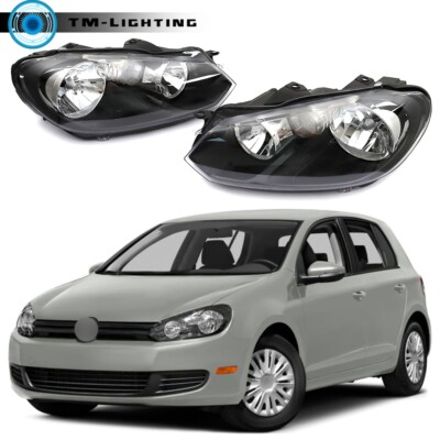 For Golf/Jetta Sportwagen(MK6) 2010 2011 2013 2014 Headlights Headlamps RH&LH