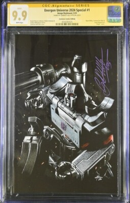 9.9! ENERGON UNIVERSE 1 CGC 9.9 signed by GABRIELE DELL'OTTO
