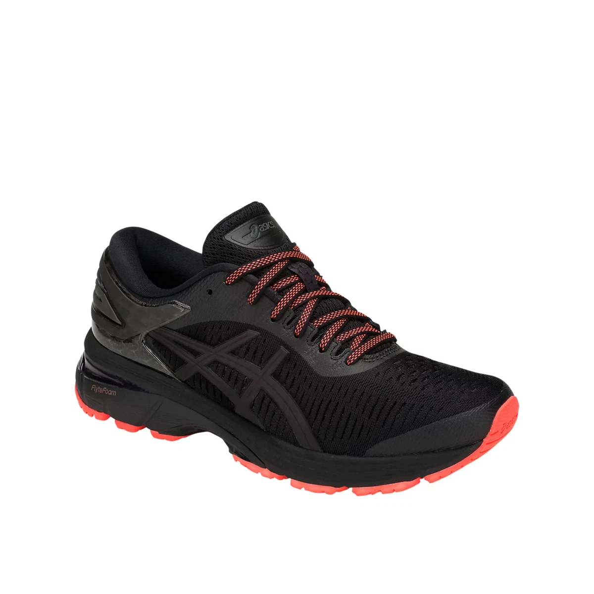 Asics Gel Kayano 25 Lite Show Lace Up Black Womens Running